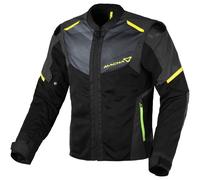 Macna Orcano 2.0 NightEye Motorcycle Textile Jacket, black/neon, size L