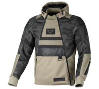 Motorcycle Jacket Man Macna Rebelite Black / Taupe