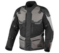 Macna Touros waterproof Motorcycle Textile Jacket, black-grey, size 2XL for Men