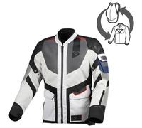 Motorcycle Jacket Man Macna Travelair Grey / Black