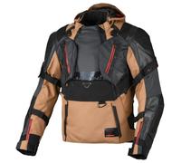 Motorcycle Jacket Man Macna Tryton Waterproof Brown / Black