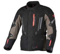 MACNA ULTIMAX 2.0 Textiljacke schwarz-taupe-rot XL