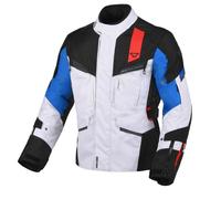 Macna Zastro, textile jacket waterproof L Light Grey/Black/Red/Blue