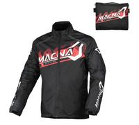 Motorcycle Jacket Rainproof Macna Rainossi Waterproof Black / Red