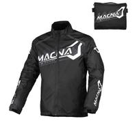 Motorcycle Jacket Rainproof Macna Rainossi Waterproof Black / White
