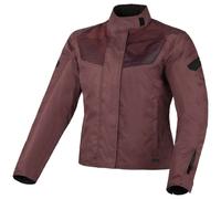 Motorcycle Jacket Woman Macna Dromica Waterproof Dark Red