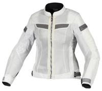 Macna Velotura Ladies Motorcycle Textile Jacket, light grey, size XXL