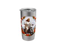 Motorcycle Jesus Stainless Steel Insulated Tumbler