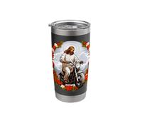 Motorcycle Jesus Stainless Steel Insulated Tumbler