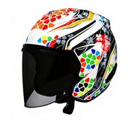 Motorcycle Jet Helmet with Anti fog Visor Adult Lightweight Open Face 3/4 Helmets DOT Certified for Street Cruising Riding Gear Scooters Racing