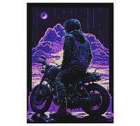 Motorcycle Jigsaw Puzzles 300 Pieces for Adults Wooden Puzzle for Teenagers Educational Games Unique Gift 42×30cm