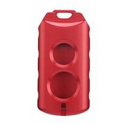 Motorcycle Key Case: Aluminum Alloy Key Fob Protector Cover for Yamaha Xmax 125 250 300 400 Nmax Nvx 155 Aerox (red)