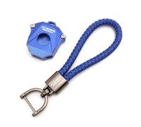 Motorcycle Key Case Cover Shell,motorcycle key cov For Hon@&da CBR600RR CBR600 CBR 600RR CBR600 RR Universal Motorcycle Accessories CNC Aluminum Key Case Cover Shell Keychain Fit(1 set Bule)