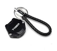 Motorcycle key case For TIGER 800 850 900 1200 Tiger Soprt 660 2021-2026+ Accessories Motorcycle CNC Keychain Case Shell & Key Ring(KKCR Black)