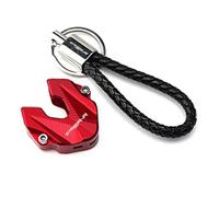 Motorcycle Key Cover Cap Key shell For CFMOTO CF 675SR 675sr-r 675 SR-R SS 2024-2025+ Accessories Motorcycle CNC Keychain Case Shell & Key Ring(KKCR Red)