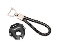 Motorcycle Key Cover Cap Key shell For Rebel CM1100 REBEL 1100 1100T DCT 2021 -2023 Motorcycle CNC Accessories Key Shell Case Cover Chain Keyring(Qq-5)