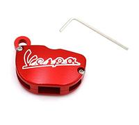 Motorcycle Key Cover CNC Protective Case Shell For Vespa Piaggio GTS SPRINT PRIMAVERA 150 300 125 Accessories (Color : Red)