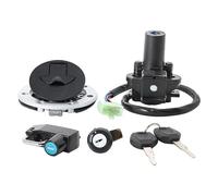 Motorcycle Key Fuel Cap Kit Switch For Kawasaki | For ZX500 ZZ-R500 / ZX600 ZZ-R600 1993-2004 Year OEM:27005-1180 /27005-1199