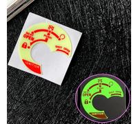 Motorcycle Key Hole Protector Sticker Gel Material Black(red)