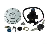 Motorcycle Key Set 1 Set Motorcycle Ignition Switch Fuel Gas Cap Seat Lock Key Kit For For Honda Cbr250, Black Abs Iron Construction, Direct Replacement For Daily Riding