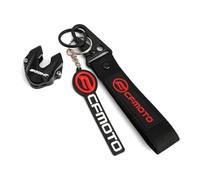 Motorcycle key shell For CFMOTO CF MOTO MY22 CLX700 CLX 700 800 MT 800MT MT800 Motorcycle Accessories CNC Keychain(Red 1 set Black)