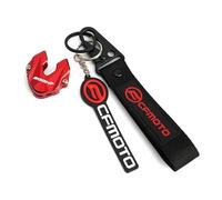 Motorcycle key shell For CFMOTO CF MOTO MY22 CLX700 CLX 700 800 MT 800MT MT800 Motorcycle Accessories CNC Keychain(Red 1 set Red)