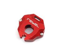 Motorcycle key shell For Hon@&da Rebel CM1100 CM 1100 1100T Dct 2021 2022 2023 CNC Key Case Cover Shell KeyChain Motorcycle Accessories(Key Cover Red)