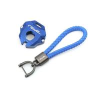 Motorcycle key shell For Hon@&da Rebel CM1100 CM 1100 1100T Dct 2021 2022 2023 CNC Key Case Cover Shell KeyChain Motorcycle Accessories(1 Set Blue)
