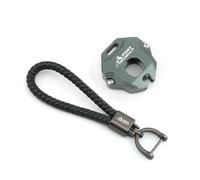 Motorcycle key shell For Transalp XL 750 Xl750 2022-2025 Key Case Cover Shell Keychain Keyring CNC Motorccycle Accessories Black Red(1 Set Titanium)