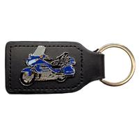 MOTORCYCLE KEYRING FOR HON GOLD WING GL-1800 Goldwing-1800 Blue Keychain, Keyring, Llavero, Portachiavi, Key Fob, Keyfob, Keychain, Porte-Clés, multicoloured, passend