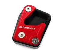Motorcycle Kick Extension Pad For PanigalleV4 V4S V4SP For StreetFighterV4 Motorcycle CNC Kickstand Foot Side Stand Extension Pad Plate Bracket