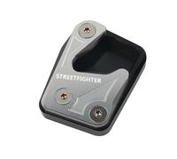 Motorcycle Kick Extension Pad For PanigalleV4 V4S V4SP For StreetFighterV4 Motorcycle CNC Kickstand Foot Side Stand Extension Pad Plate Bracket