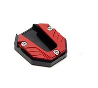 Motorcycle Kickstand Extender Support Motorcycle Stand Extender Foot Side Stand Extender For X Max Ryker Africa Twin Motorcycle Accessories Fender Pad(Red)