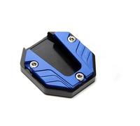 Motorcycle Kickstand Extender Support Motorcycle Stand Extender Foot Side Stand Extender For X Max Ryker Africa Twin Motorcycle Accessories Fender Pad(Blue)