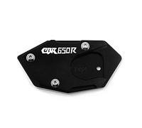 Motorcycle Kickstand Extension Pad Fit Use For HONDA CBR650R CBR650 R CB650R CB650 R 2019 2020 Motorcycle Foot Side Stand Enlarger Support Pad Plate Kickstand Extension(4)