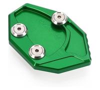 Motorcycle Kickstand Extension Pad For Kawa&saki ZZR1400 GTR1400 For Concours 14 For Ninja ZX14R ZX14 ZZR 1400 Motorcycle Kickstand Foot Side Stand Pad Plate(Green)