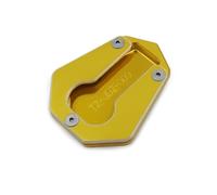 Motorcycle Kickstand Extension Plat For Benelli TRK502X 752S BN600 BJ600 502C Foot Side Stand Enlarger Pad Support Plate Motorbike Stand Expander(Yellow)