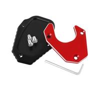Motorcycle Kickstand Extension Plate Side Stand Support Enlarger Pad For CRF 250L 250 Rally CRF250L CRF250 RALLY(Red-No logo)