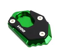 Motorcycle Kickstand Foot Side Stand Extension Pad For Kawasaki For NINJA 1100SX For SE For SX 2025(Green)