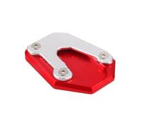 Motorcycle Kickstand Foot Side Stand Extension Pad Support Plate Enlarge For V-STORM 800DE 1050DE 2023-24(Red)