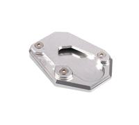 Motorcycle Kickstand Foot Side Stand Extension Pad Support Plate Enlarge For V-STORM 800DE 1050DE 2023-24(Silver)