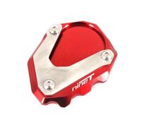 Motorcycle Kickstand Foot Side Stand Extension Pad Support Plate Enlarge Stand For R Nine T R NineT Rnine T RNINET 2014-2016(RED)