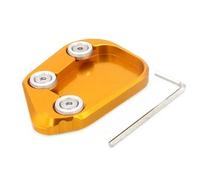 Motorcycle Kickstand Foot Side Stand Extension Pad Support Plate For CBR250RR 2017 2018 2019 2020 2021 2022 2023 Adjustable length design(Gold)