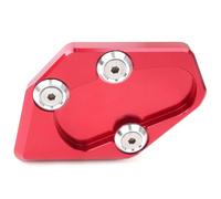Motorcycle Kickstand Foot Side Stand Extension Pad Support Plate For Yamaha T-MAX 530 2015-2016(Rosso)