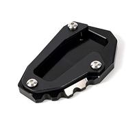 Motorcycle Kickstand Foot Side Stand Extension Plate For DUCATI Multistrada 950 1100 1200 Enduro Pro 1200S 1200GT DIAVEL 1260 Monster 821 696 (Black)