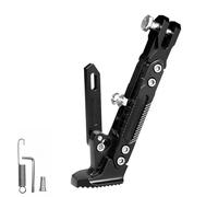 Motorcycle Kickstand Foot Side Stand for Peugeot Kisbee 50/100 / PM 01,Adjustable Side Stand Parking Rack Anti-Skid Enlarged Foot Base Accessories,A