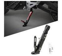 Motorcycle Kickstand for CVO 2009, with Anti-Slip Widened Base, Adjustable Nonslip Side Parking Foot Support Side Stand Replacement,1 Black