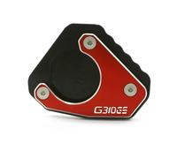 Motorcycle Kickstand For G 310GS G 310 GS G310GS 2017-2021 Extension Pad Side Stand Enlarger Plate(Red)