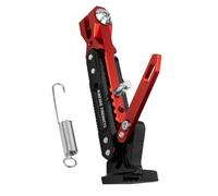 Motorcycle Kickstand for Honda CRF 110 F 2013-, Adjustable Aluminium Side Stand, Anti-Slip And Durable,Red