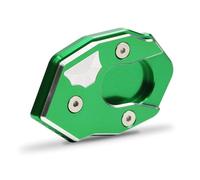 Motorcycle Kickstand For Kawasaki ZX10R ZX 10R ZX-10R ZX6R ZX-6R Z1000/SX Z800 Extension Pad Side Stand Enlarger Plate(Green)